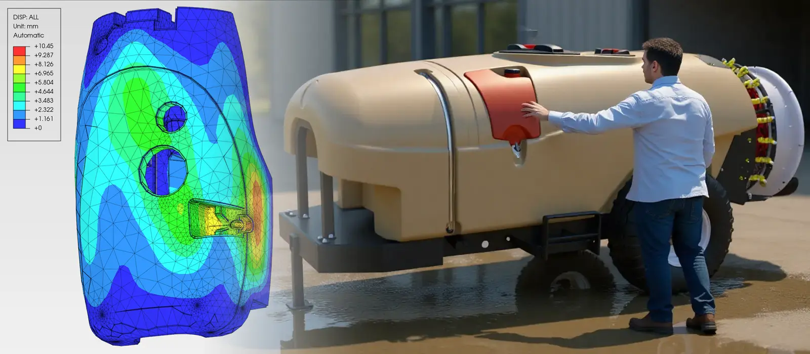 Zirai ilaçlama makine deposu